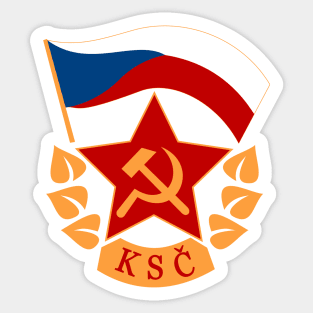 Communist Party of Czechoslovakia Sticker